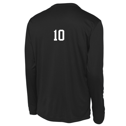 Sport Tek Long Sleeve Competitor -- Black