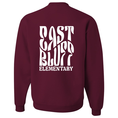 Jerzees 8 Oz., 50/50 Nublend Fleece Crew -- Maroon