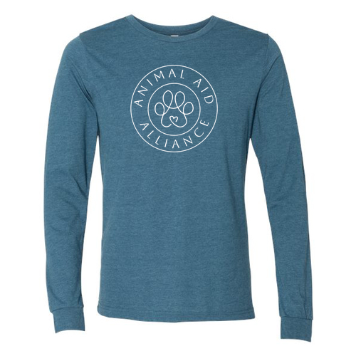 Bella+Canvas Unisex Heather Cvc Long Sleeve Tee- Heathers -- Heather Deep Teal