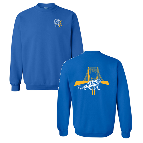 Gildan Heavy Blend Crew Neck Sweatshirt -- Royal