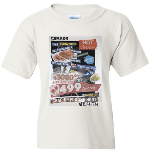 Gildan Heavy Cotton Basic Youth T-Shirt -- White