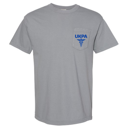 Comfort Colors Short Sleeve Pocket Tee -- Granite