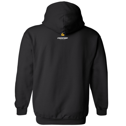 Get Stronger -Heavy Blend Hooded Sweatshirt -- Black