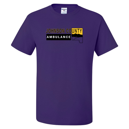 Jerzees Heavyweight 50/50 Adult T-Shirt -- Deep Purple