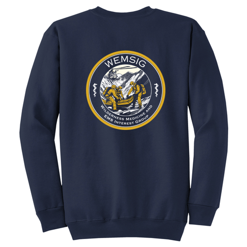 Port and Company Classic Crewneck Sweatshirt -- Navy