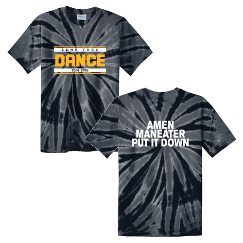 Port and Company Tie Dye Tee -- Black