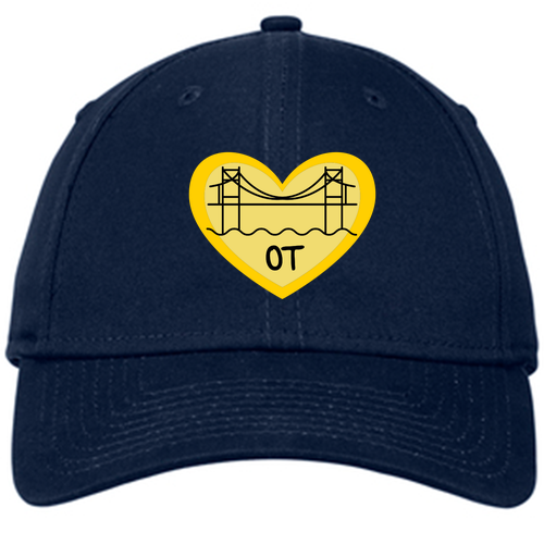 New Era Adjustable Structured Hat -- Deep Navy (Embroidered)