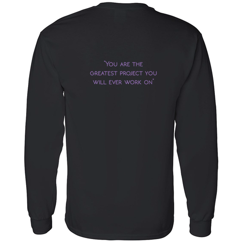 Gildan Heavy Cotton Longsleeve Basic T-Shirt -- Black