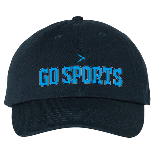 Go Sports Dad Hat Blue Print