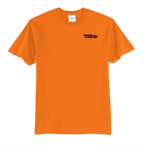 Port and Company 50/50 Blend Basic T-Shirt -- Safety Orange