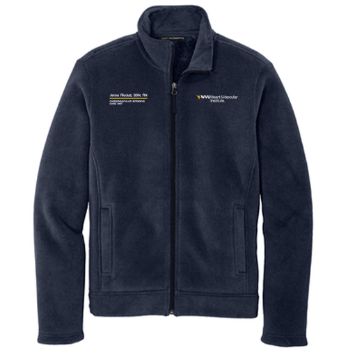 Port Authority Ultra Warm Brushed Fleece Jacket -- Insignia Blue / River Blue Navy