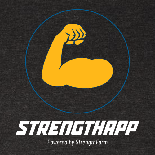 StrengthApp -Mens TriBlend Tee -- Vintage Black