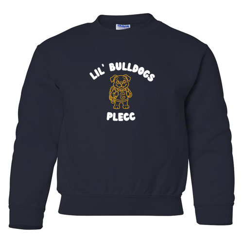 Youth Gildan Heavy Blend Crewneck Sweatshirt -- Navy