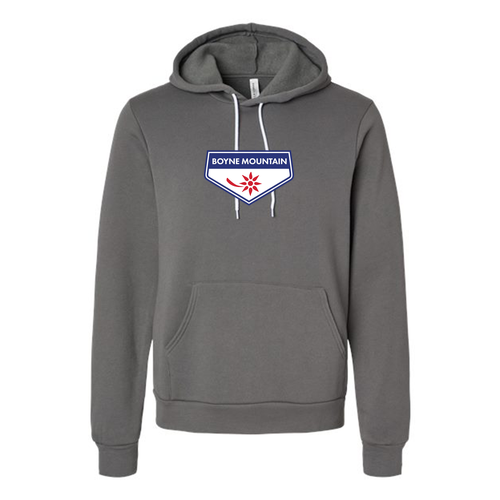 Boyne Mountain Logo 1 Full color -- Pullover hooded sweatshirt Asphalt