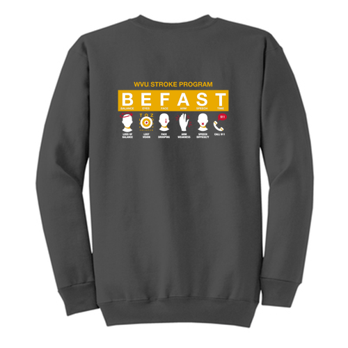 Port and Company Classic Crewneck Sweatshirt -- Charcoal