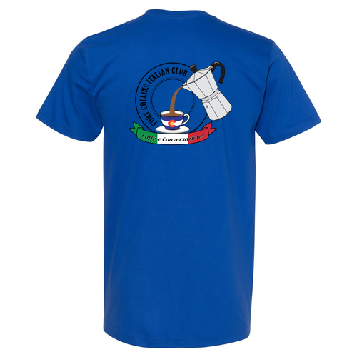 100% Cotton T-shirts -- Men’s styling -- Royal Blue