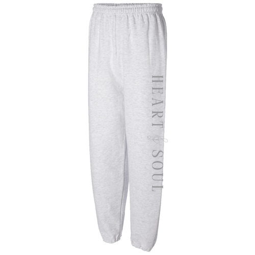 Gildan Elastic Bottom Sweatpants -- Ash