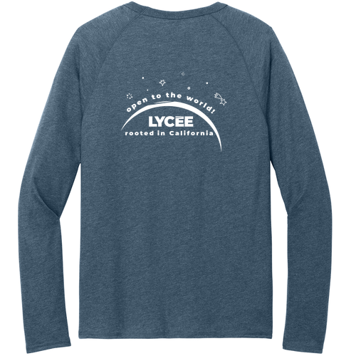 District Featherweight French Terry Long Sleeve Crewneck -- Washed Indigo