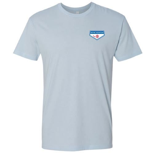 Boyne Mountain Logo 2 Full Color -- Short Sleeve Light Blue