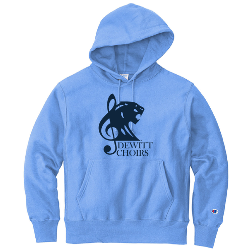 Champion Reverse Weave Hooded sweatshirt -- Light Blue