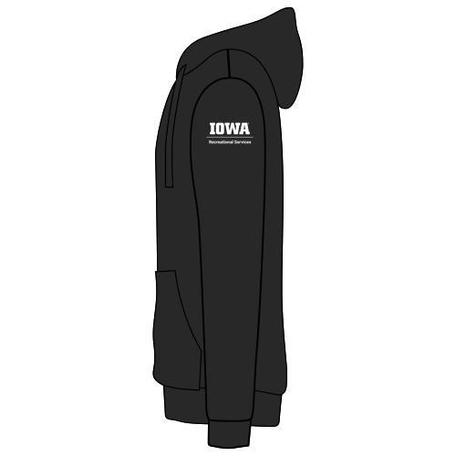 Sport-Tek Fleece Hooded Pullover -- Black