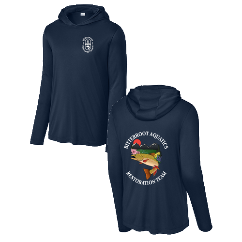 Sport-Tek Posi-UV Pro Long Sleeve Hoodie -- True Navy