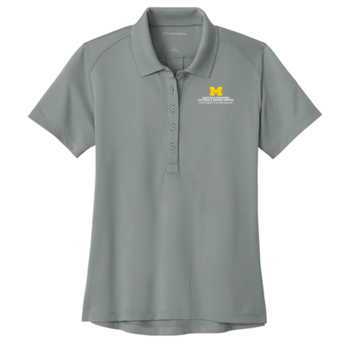 Ladies Port Authority Wearever Performance Pique Polo -- Gusty Grey, $25