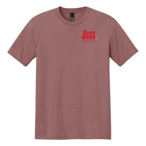 District Made Mens Perfect Tri Crew Tee -- Blush Frost