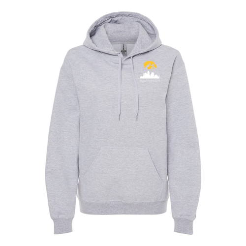 Gildan Adult Softstyle Fleece Pullover Hooded Sweatshirt -- Sport Grey