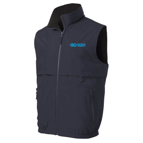 Port Authority Reversible Charger Vest -- Battleship Grey