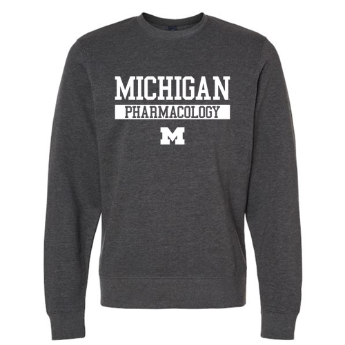 J. America Soft BTB Fleece Crewneck Sweatshirt -- Charcoal Heather