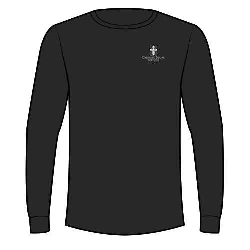 Gildan Softstyle Longsleeve T Shirt -- Black