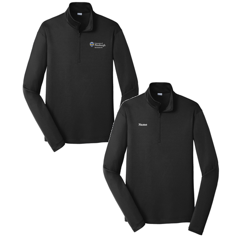 Sport-Tek PosiCharge Competitor Quarter Zip Pullover -- Black