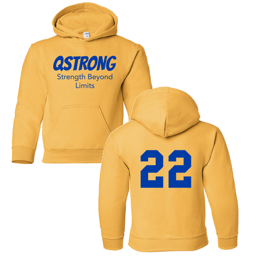 Gildan Heavy Blend Youth Hooded Sweatshirt -- Gold