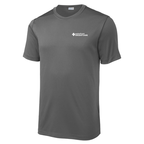 Sport-Tek  Posi-UV Pro Tee -- Dark Smoke Grey