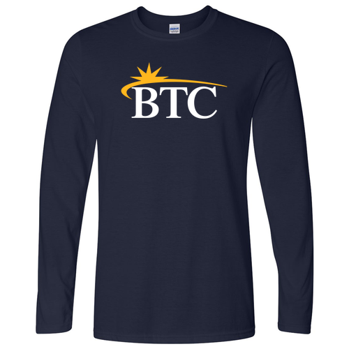 BTC Gildan SoftStyle Long Sleeve T Shirt -- Navy