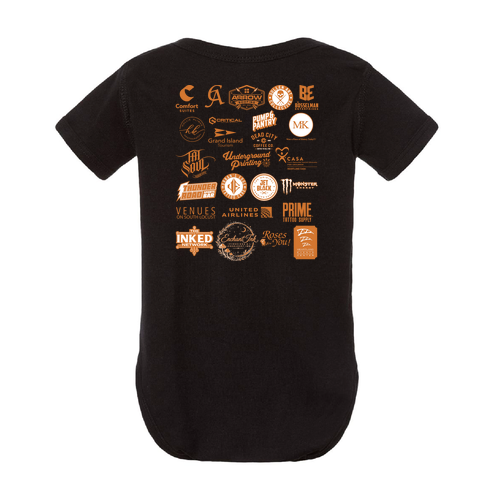 Sunset Infant Onesie -- Black