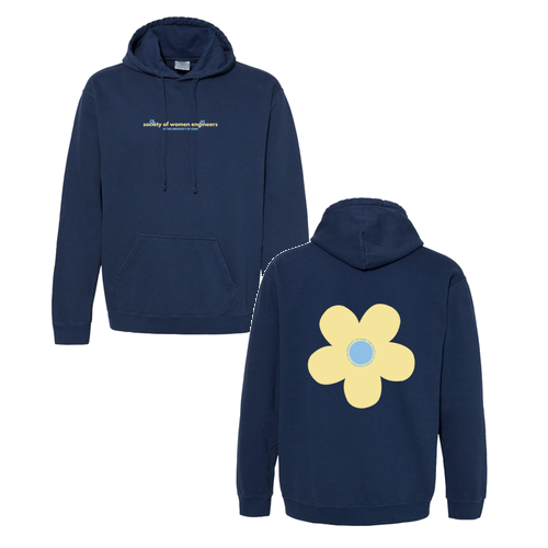 Comfort Colors Garment Dyed Hooded Pullover Sweatshirt -- True Navy