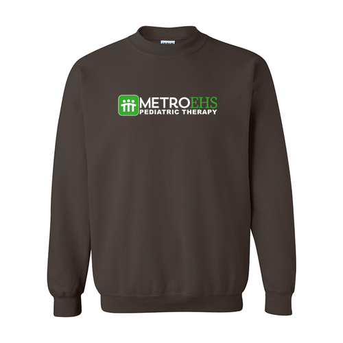 Gildan Heavy Blend Crew Neck Sweatshirt -- Dark Chocolate