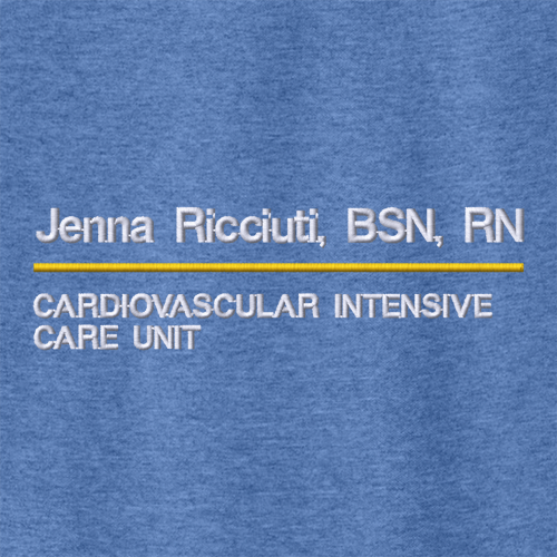 Charles River Ladies Heathered Fleece Jacket -- Blue Heather