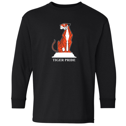 Gildan Youth Heavy Cotton Longsleeve -- Black