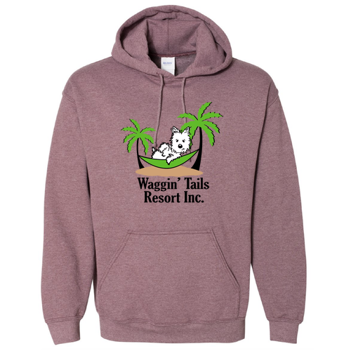 Gildan Heavy Blend Hooded Sweatshirt -- Heather Sport Dark Maroon