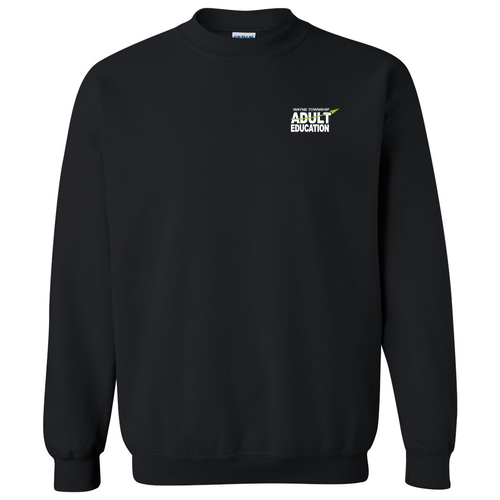 Gildan Heavy Blend Crew Neck Sweatshirt -- Black