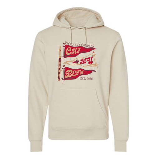 Pennant Flag Tee Hooded Sweatshirt