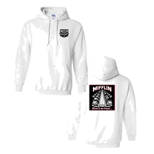 Gildan Heavy Blend Hooded Sweatshirt -- White