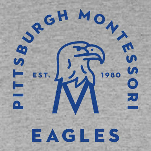 Eagles Gildan Heavy Cotton Basic T-Shirt -- Sport Grey