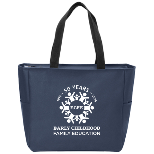 Port Authority Essential Zip Tote -- Navy