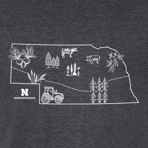 Gildan Softstyle CVC Long Sleeve Tee -- Pitch Black Mist