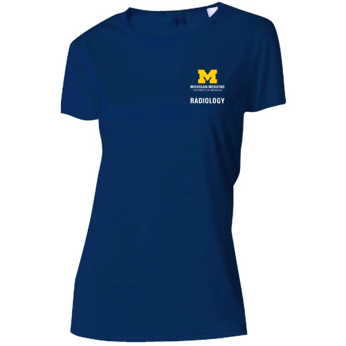 Ladies A4 Cooling Performance Tee -- Navy