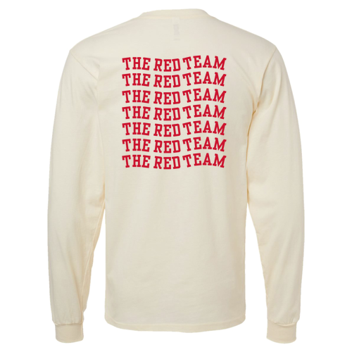 The Red Team Longsleeve Tee -- Cream